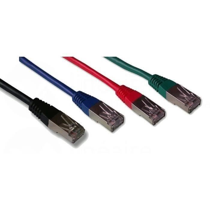 Lineaire KITPC6A Pack of 4 RJ45 Cat.6 Cables - 0.5m