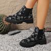 Fashion Fashionable New 2025 Round Headed Butterfly Sexy Casual Work Boots for Winter Comfortable Non Slip Elegant Women's Boots