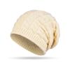 Street Pleated Pile Hat Long Stretch Woolen Hat Fashionable and Versatile Ear-protecting Cold Hat