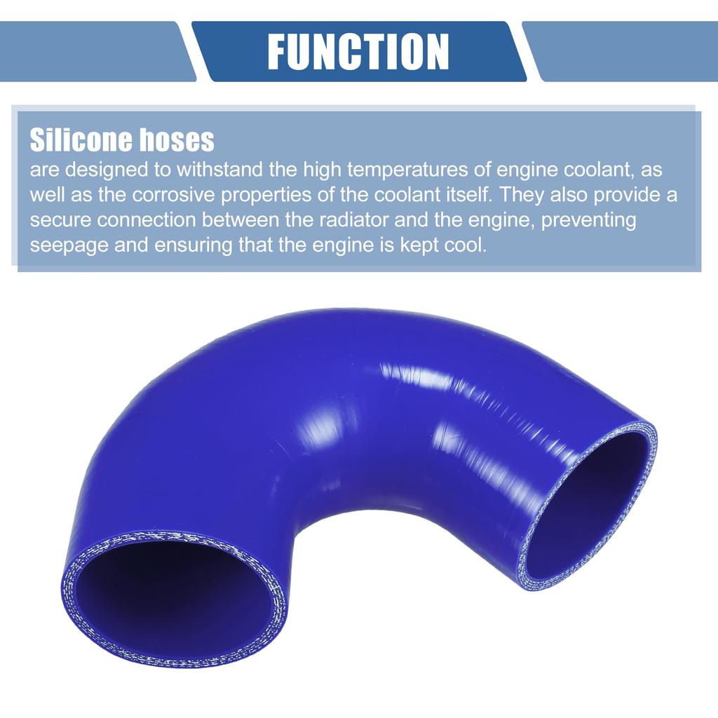 X AUTOHAUX Silicone Hose Silicone Pipe Radiator Hose 1 Piece Inner Diameter 65mm Length