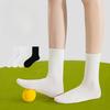 Summer Thin, Breathable, Deodorizing and Antibacterial Women's Socks, Solid Color Pile Socks, One-piece Boneless Cotton Socks