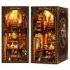 MARUHADO Book Nook Kit, Dollhouse Miniature with LED Light, 3D Puzzle, Wooden Bookshelf, DIY Handmade, Tailor of the Ancient Capital