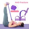 Sit-up Pedal Puller Resistance Band with Handle Multifunction 4/6-Tube Elastic Yoga Pull Rope Men Women Pedal Tensioner Exerciser Workout Equipment