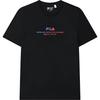 Retro Fashion Round Neck Short Sleeve T-Shirt Men Tops Black F51M328138FBK