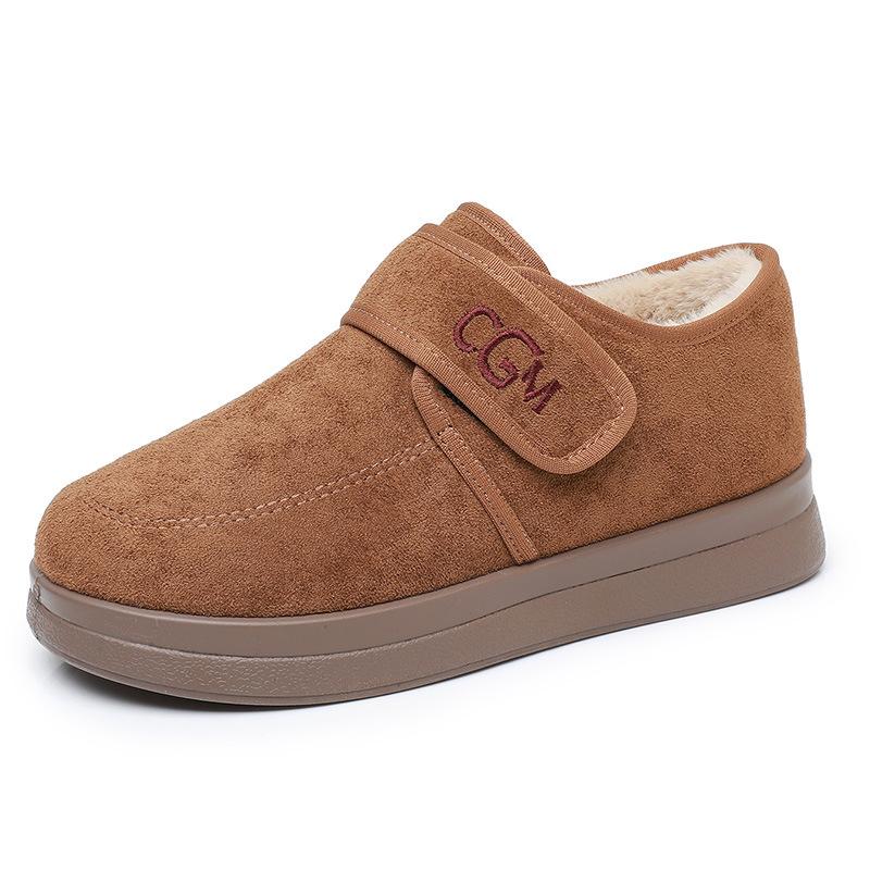 Shoes Women's Winter New Snow Boots Fleece Thickened Warm Women's Cotton Boots Casual and Comfortable Mother Shoes Versatile Women's Shoes