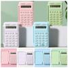 8 Digits Mini Flip Calculator Smart Stay Small Mini Scientific Calculator Portable Candy Color Student Stationery