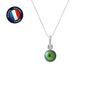 Pendant - - Genuine Freshwater Cultured Pearl 6-7 Mm - White Gold - 42 Cm Chain
