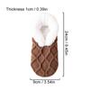 1Pair Thickened Warm Non Slip Floor Socks Velvet Shoes Home Use Women's Winter