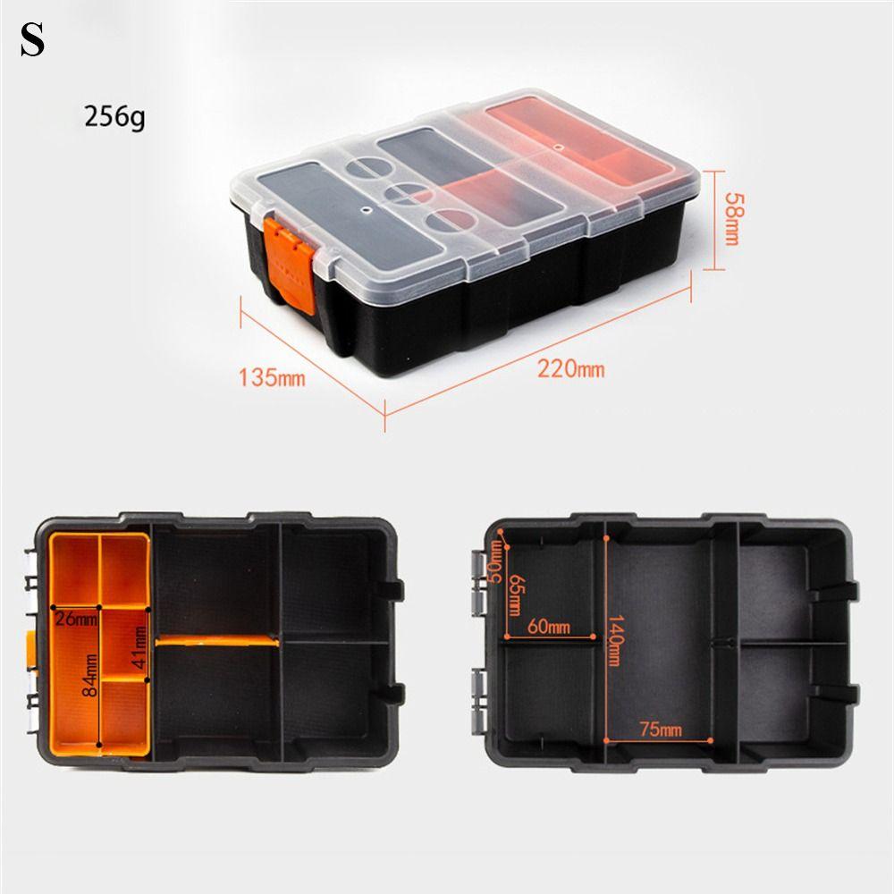 Portable Screwdriver Metal Parts Repair Tool Box Parts Toolbox Screw Storage Box Hardware Tool