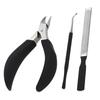 Stainless Steel Metal File Toe Finger Cuticle Nipper Nail Cutter Plier Scissors Manicure Tools