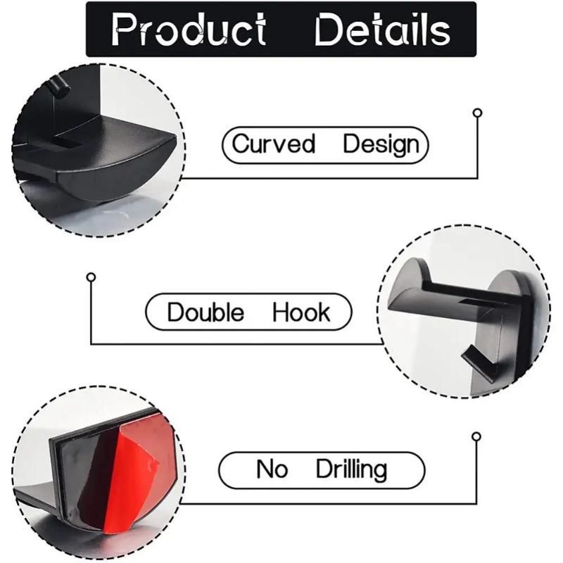 10 шт. Органайзер для бейсболок, настенный держатель для хранения повседневных шляп, многоцелевая подвесная вешалка, аксессуары для домашнего хранения