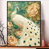 Yellow Peacocks and Flowers Picture Full Drills 5D Diamond Painting Mosaic Embroidery Diy Cross Stitch For Home Decorations J3713