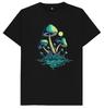 Neon Magic Mushroom T  Shirt