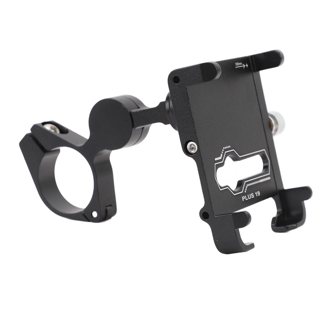 Phone Mount Aluminum Alloy Adjustable Anti Slip Cycling Handlebar Mounted Cell Phone Holder for