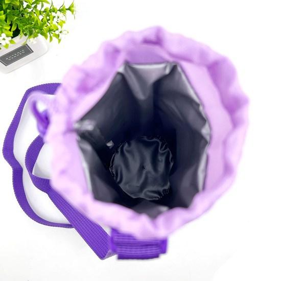 Haute Anjou Girls' Catch Tinipping Lucky Ping Billy Pocket Water Bottle Bag, Purple (Lucky Ping), 1 Piece, a Popular Character In Korea