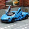 McLaren 600LT Supercar 5 Inch Metal Car Simulation Diecast & Toy Vehicles RMZ City 1:36 Alloy Model Pull Back Action