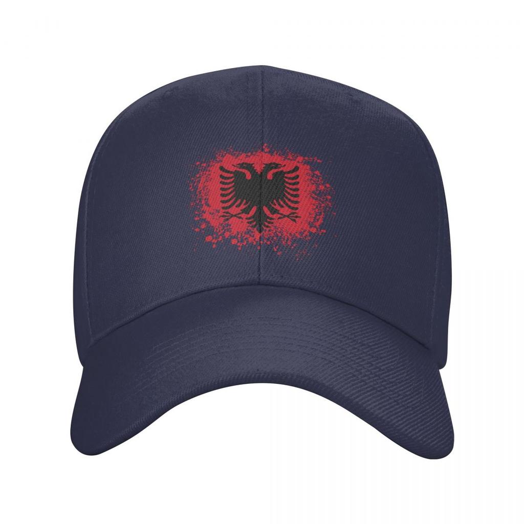 Retro Albania Flag Baseball Cap Women Unisex Personalized Adjustable Adult Albanian Eagle Dad Hat Spring Snapback Summer Hats