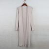 House Spring Export European and American Women's Clothing Long Sleeves Knitting Cardigan Female Long Loose Slim Looking Versatile Sweater Coat