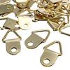 20Pc / Packaged Gold Brass Triangle Photo Frame Wall Hook Rings