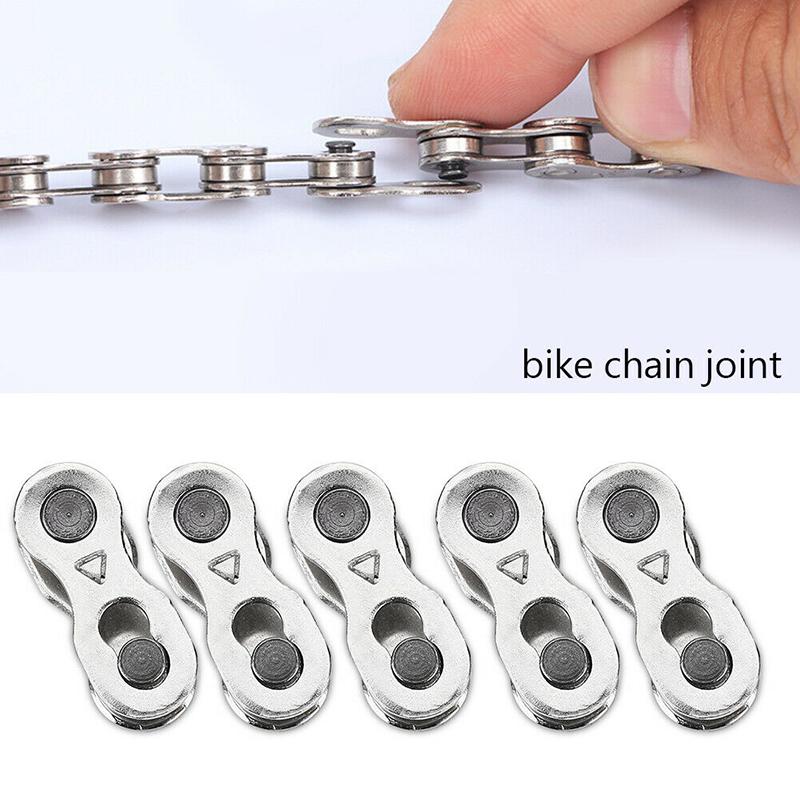 2Pcs Portable Bicycle Chain Master Link Joint Connector 6/8/10 Speed Quick Clip