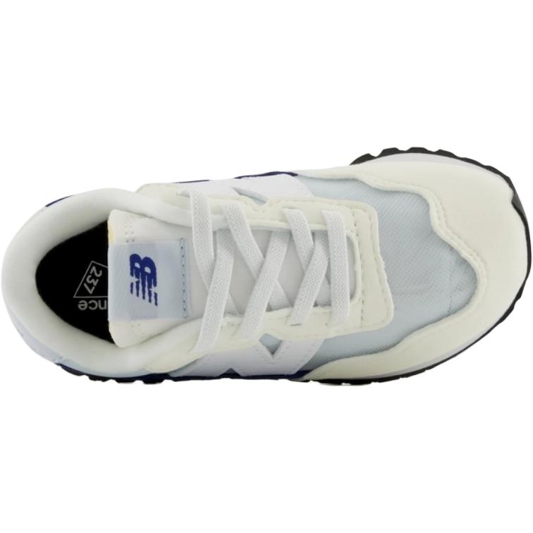 New Balance Nb 237 Универсальные Удобные Мягкие Низкие Кроссовки для Ходьбы Детские кроссовки Белый Синий IH237DIW