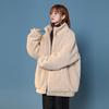 Winter Couple Cotton Padded Coat Korean Style Loose Thickened Fleece Fashion Plus Size Jacket