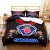 Scanias Truck Logo Bedding Set Boys Girls Twin Queen Size Duvet Cover Pillowcase Bed Kids Adult Fashion Home Textile