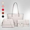 Fashion Women's Bags Trendy New Fashion Versatile Embossed Four-piece Set Mother and Child Shoulder Crossbody Handbag