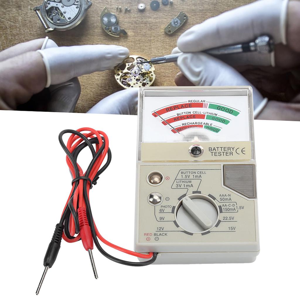 Watch Battery Tester Portable Watch Repairing Tool Accessory for Watch Makers