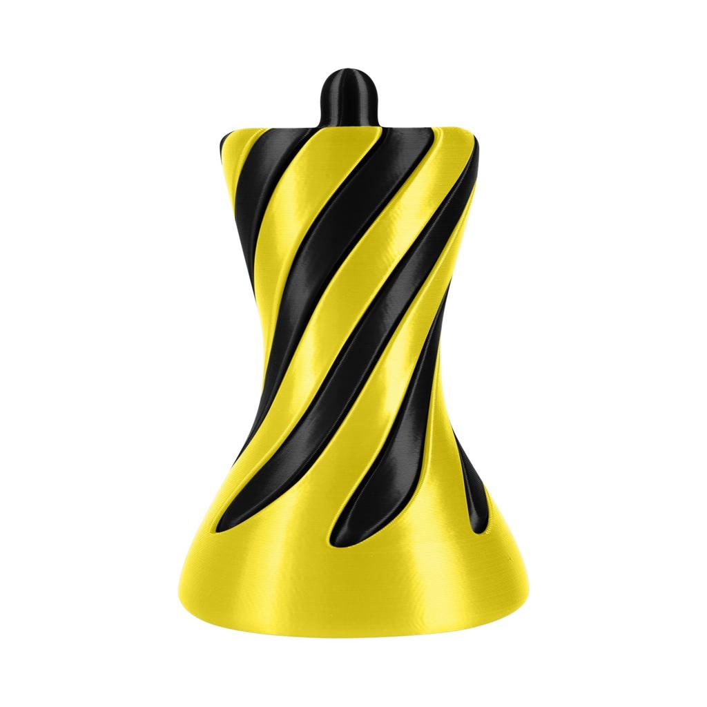 3d Printed Decompression Toy Spinning Spiral Penetrating Sculpture For Stress And Anxiety Relief