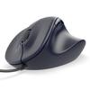 ELECOM Quiet Wired Medium 5 AskDoctors EX-G Mouse, Size, Buttons, Certified, Antibacterial, Black, M-XGM30UBSKABK