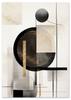 Poster Abstraction Black Gold