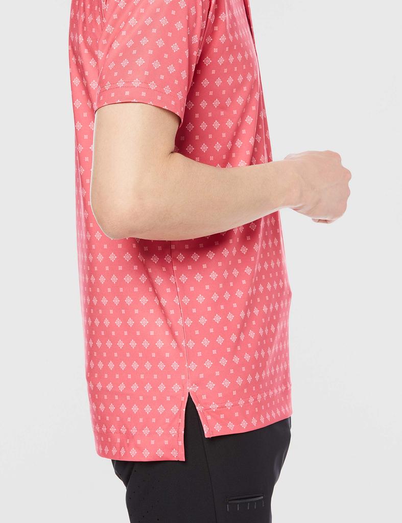 FootJoy Men's Tie Print Lyle Polo Shirt, Cape Red, Size M (FJ-S21-S02)