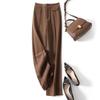 Straight Leg Slacks Baggy, All-in-one, High-waisted, Wide-legged Slimming Pants