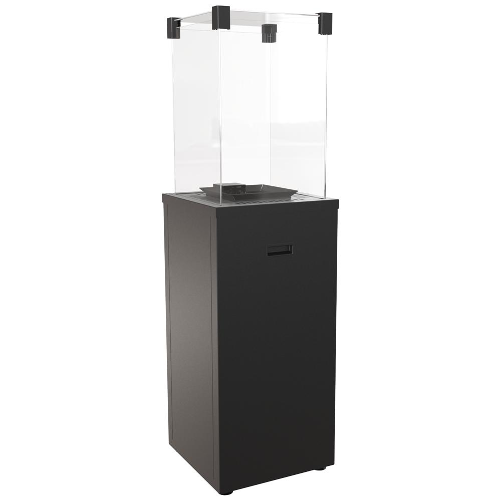 Patio Gas Heater Patio Slim Steel Black Manual 8,2 kW