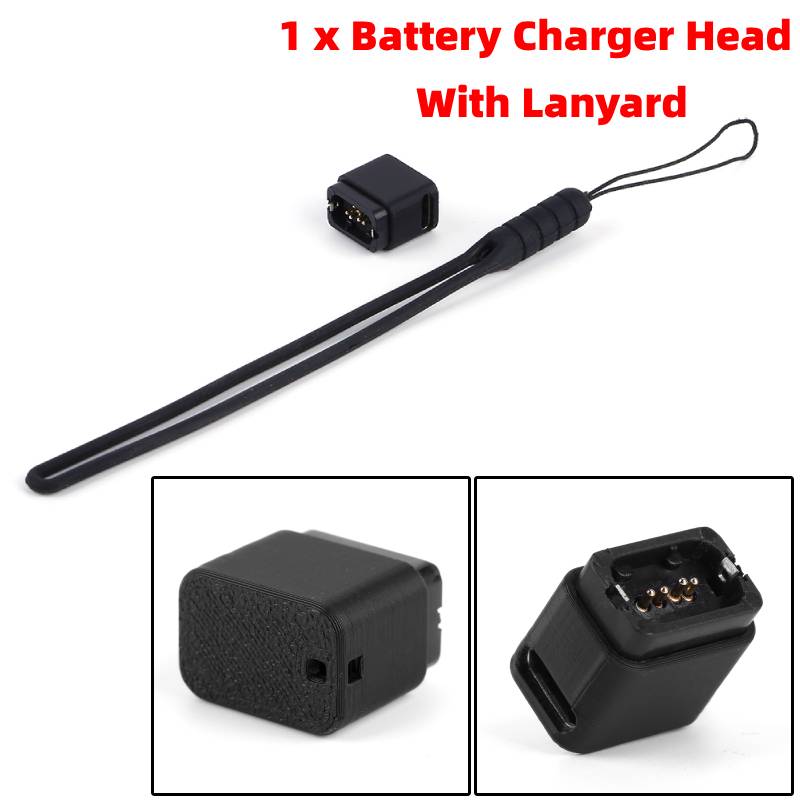 Type-C Adapter for SHIMANO Di2 12-Speed 105/UT/DA/7170/8150/8170/9250/9270 Electric Bicycle Battery Charger Head with Lanyard