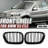 For BMW X5 E53 1999 2000 2001 2002 2003 Car Bumper Grille Front Kidney Grill Black Replacement Auto Part Exterior Accessories