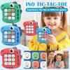 Three-In-A-Row Tic-Tac-Toe Children's Thinking TTraining Interactive Tabletop Game Toys Game Machine Nine-Square
