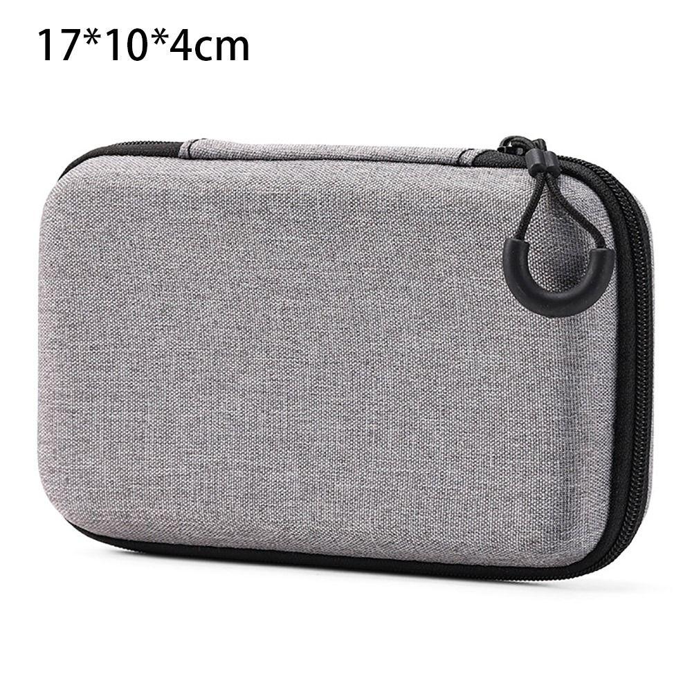 1Pcs Earphone/Phone/Charging Cable EVA Storage Bag Mini Pouch Carrying Bag Zipper Earphone Case
