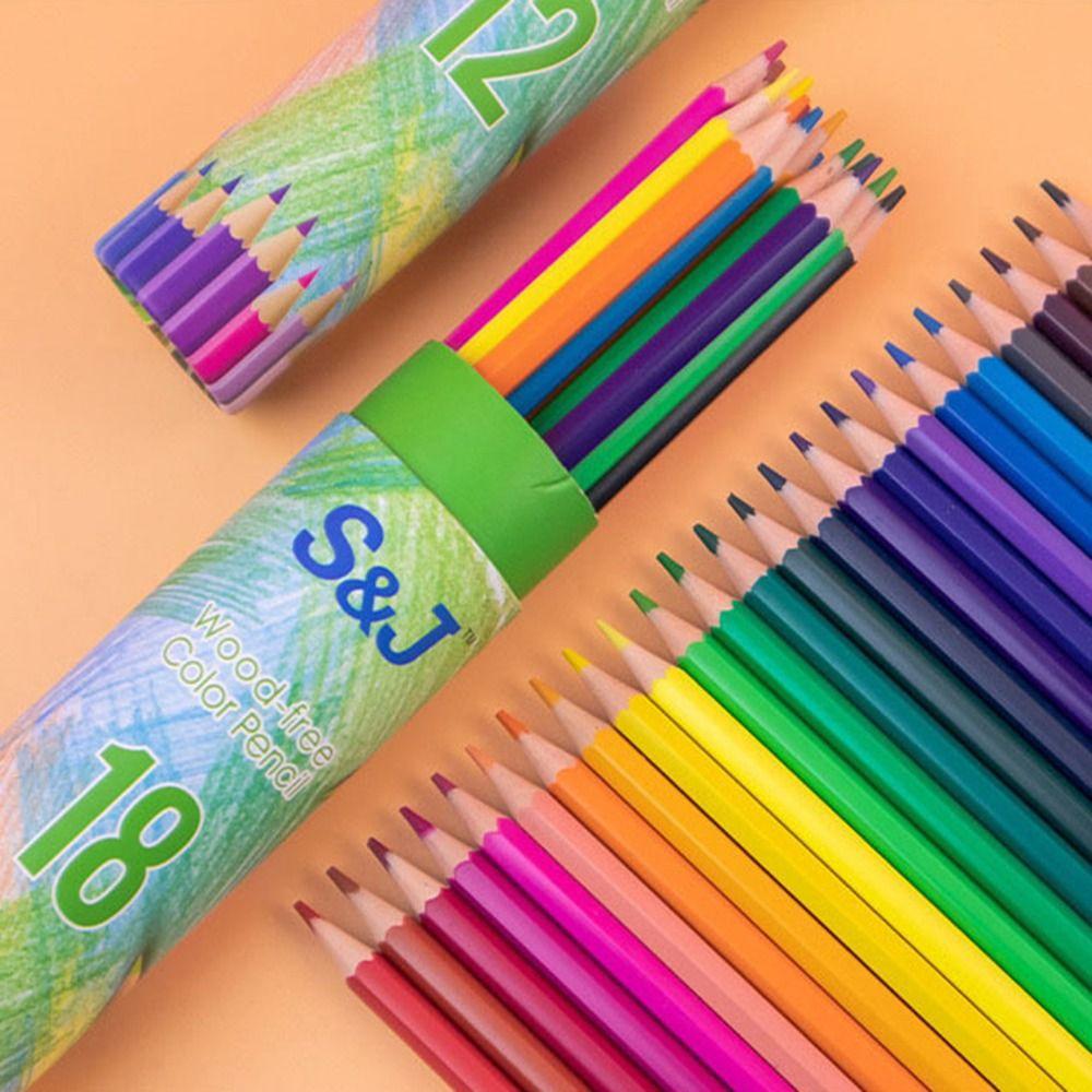 Oil-soluble Lead Core Art Supplies Color Pencil Set Sketch Pencils Hand-Painted Color Lead Brush