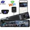 11.26 Inch Touch Screen Car Dash Cam 4K Dash Rearview Mirror DVR Recorder Device Dual Lens 1080P Rear Camera Support WIFI Dash Cam