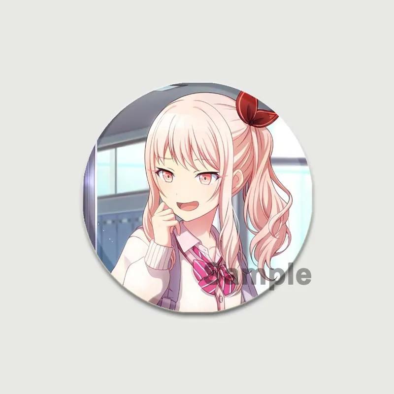 32/44/58mm Cute Project SEKAI Anime Pins Akiyama Mizuki Tinplate Badge DIY Custom Cartoon Girl Brooch Pin for Hat Bag Fans Collection Gifts