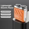 Double-head Mini Electric Shaver USB Rechargeable Waterproof Portable Travel Wet Dry Shaving Razor Men Beard Trimmer Hair Remover Tool