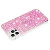 For iPhone 12/12 Pro 6.1 Inch Dustproof TPU Phone Cases Glittery Powder Decor Phone Cover Epoxy Shell