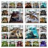 Duvet Cover Set Animals Style Home Bedspreads Newly Bedding Cover Set Children Tiger King Queen Size Microfiber Bedroom Decor