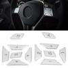 12pcsSet Car Steering Wheel Button Patch Protection Trim Fit for Mercedes Benz W204 W212 W117