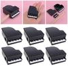 4Pcs Piano Shaped Pencil Sharpener Portable Gift Music Stationery for Sketch Pencils Home Artists Engineers Student Supply
