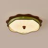 Walnut Retro Wabi-Sabi Chinese Ceiling Light: Full Spectrum Eye Protection for Master Bedroom