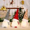 Creative Glowing Dwarf Santa Gnome Christmas Decoration with Hat Present Cute Cartoon Plush Doll New Year Gift CDN