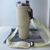 40Oz Water Bottle Carrier Bag Adjustable Shoulder Strap Mug Cups Sleeve Solid Color Bottle Holder For Outdoor Hiking
